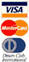 Aceitamos Visa, Mastercard e Diners