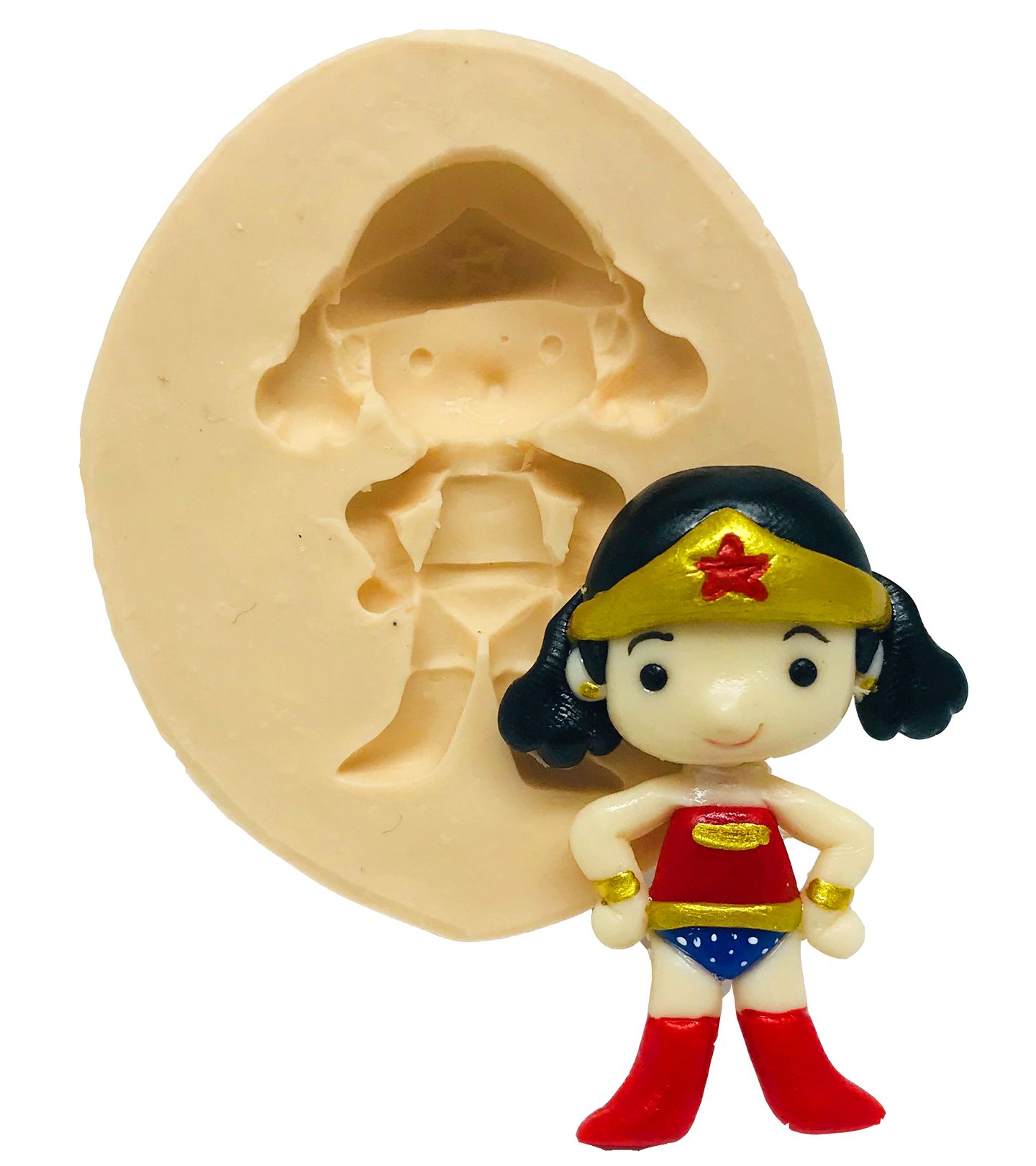 Liga da Justiça - Fofinhos -  Mulher Maravilha - Media - P502