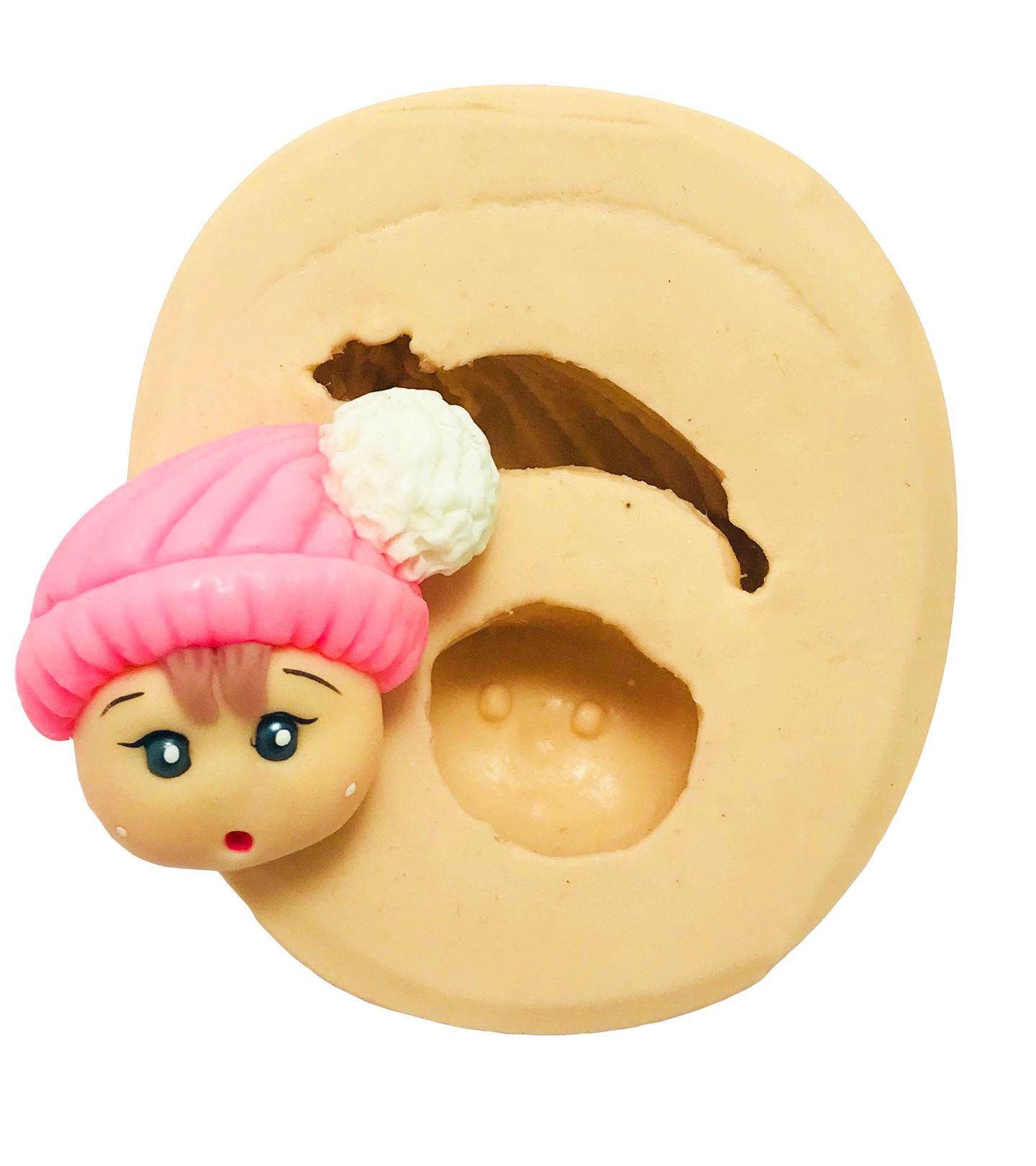 Rosto Bebê c/ Touca