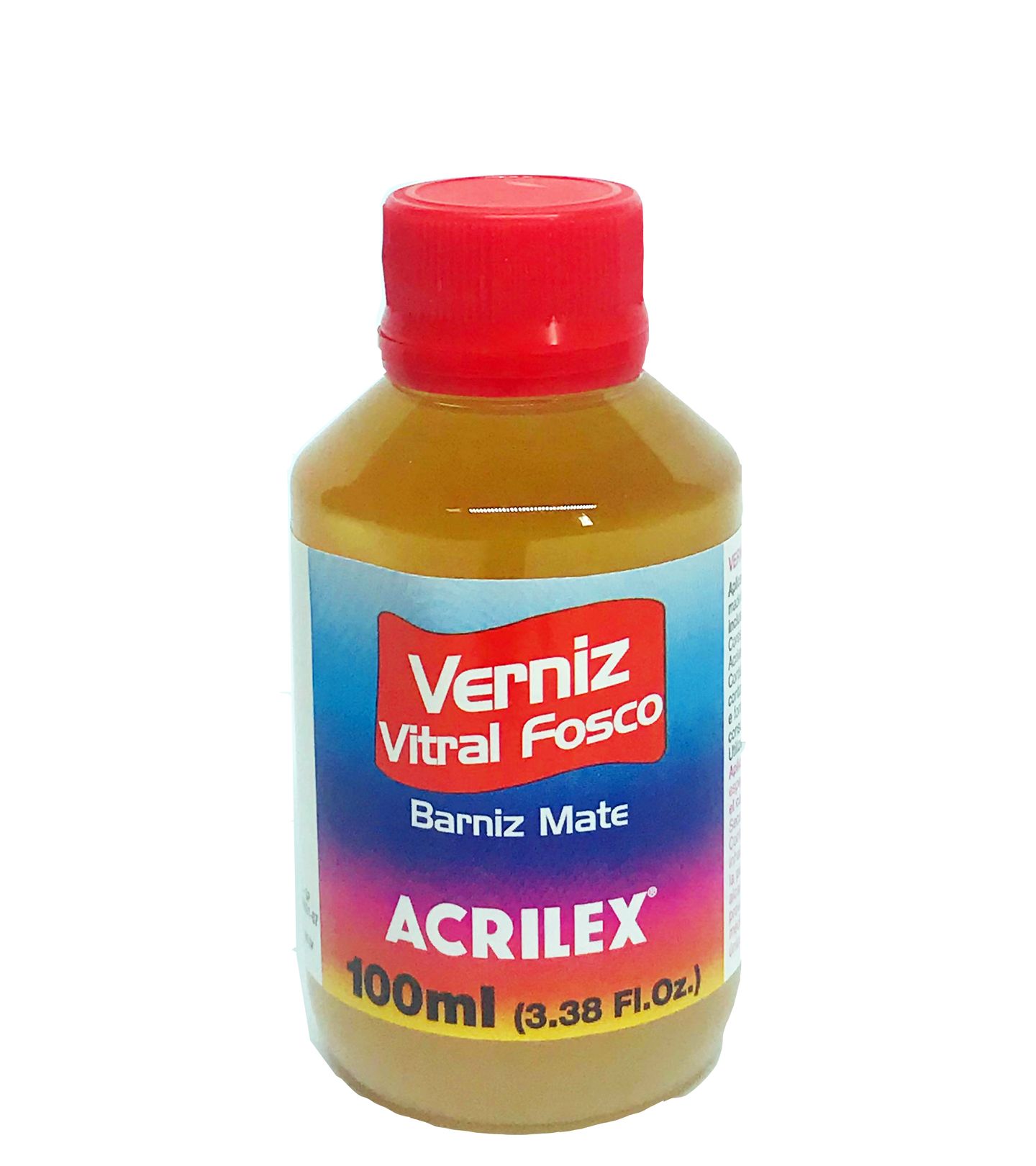 Verniz Acrilex - Vitral - 100 mL - Fosco - Cod.08410