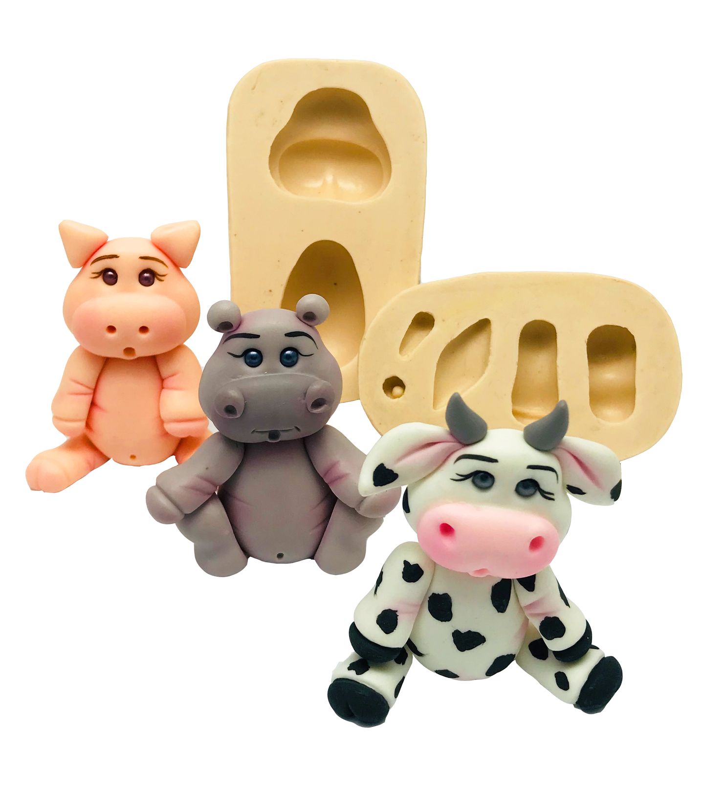 Hipopotamo, Vaca, Porco - P591