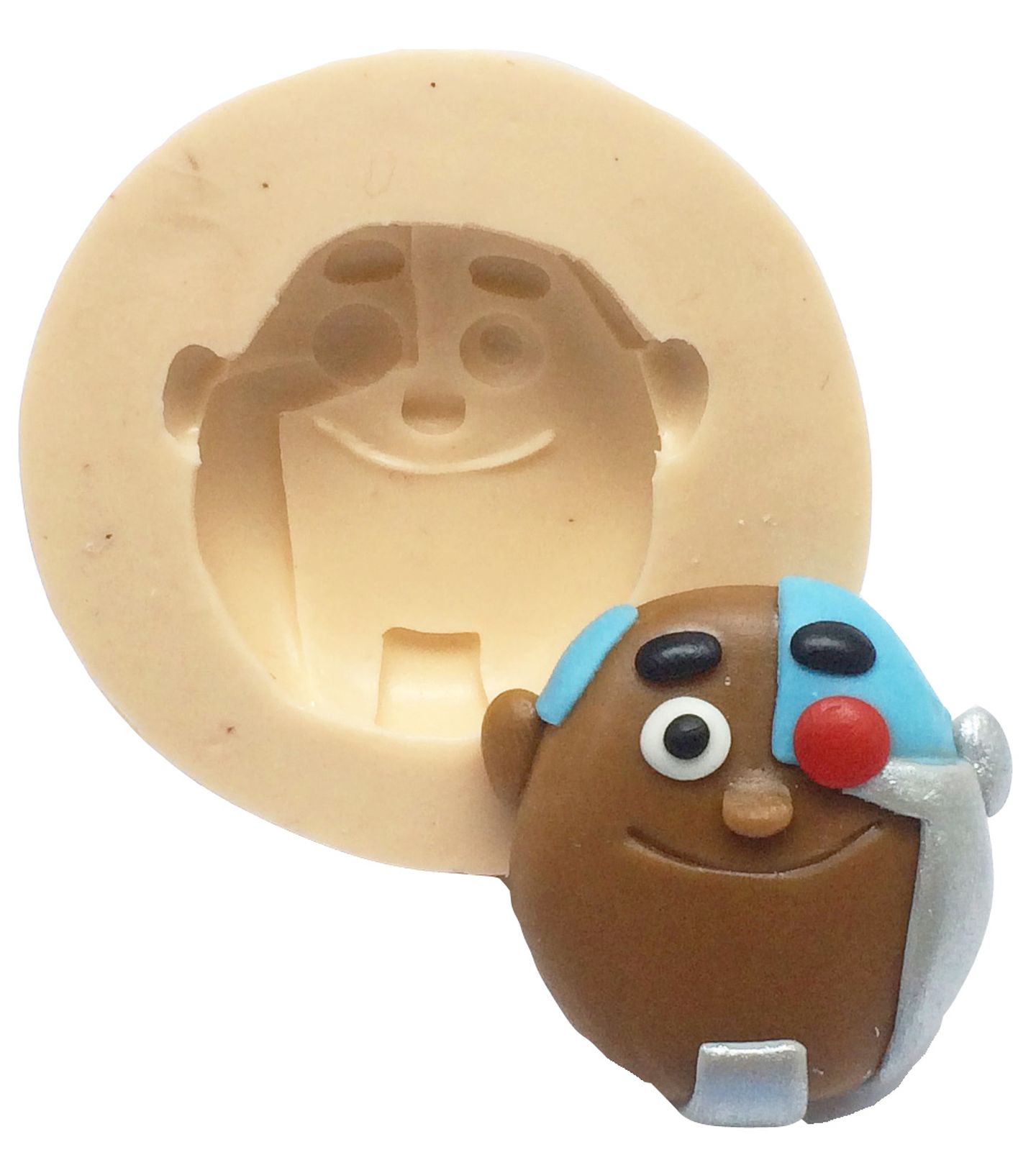 Jovens Titãs - Rosto Cyborg - P238