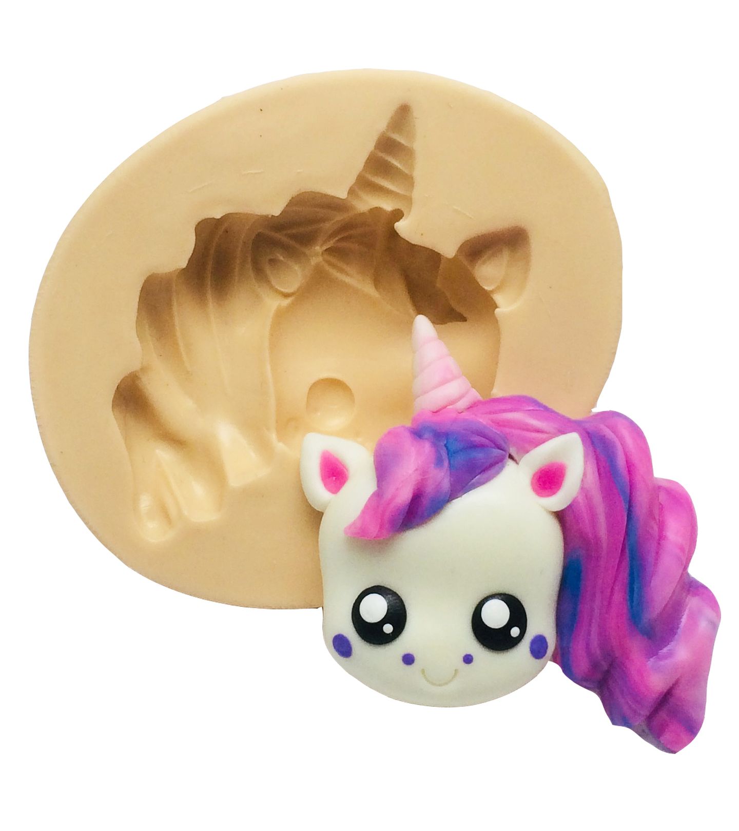 Rosto Unicornio Baby - Grande -  P338