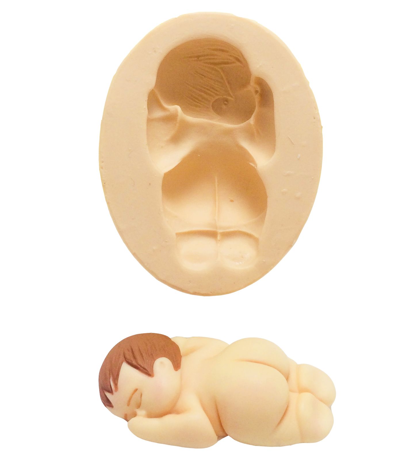 Bebe Dormindo c/ Dedo Na Boca - Mod. 2