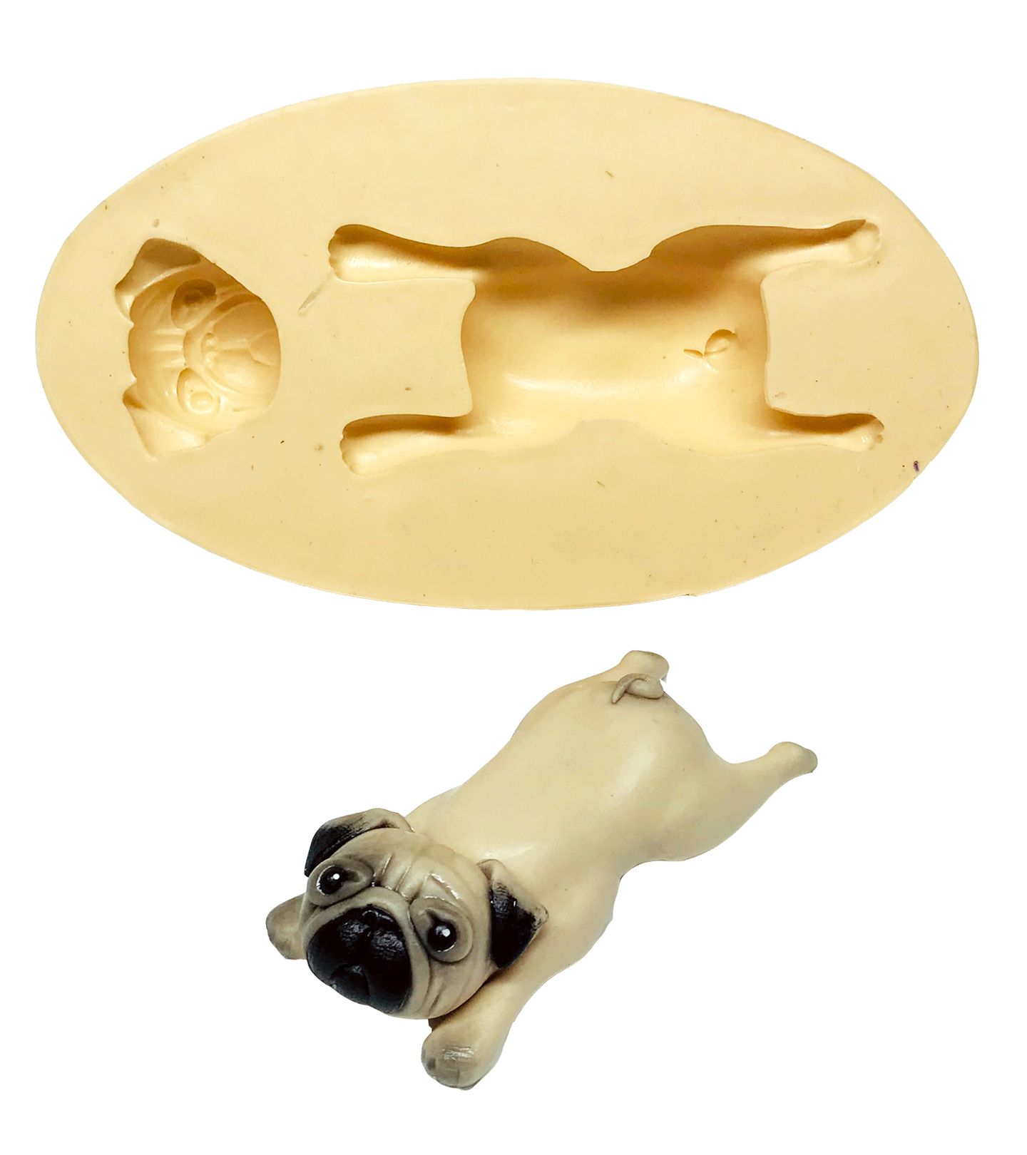 Cachorro - Pug - Grande - P622
