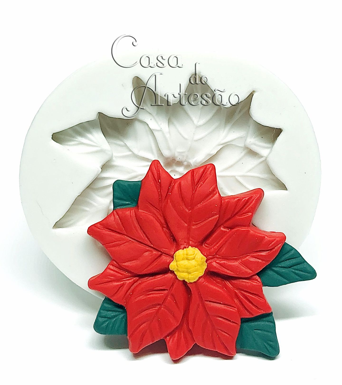 Natal - Flor Poinsétia - Media - P898