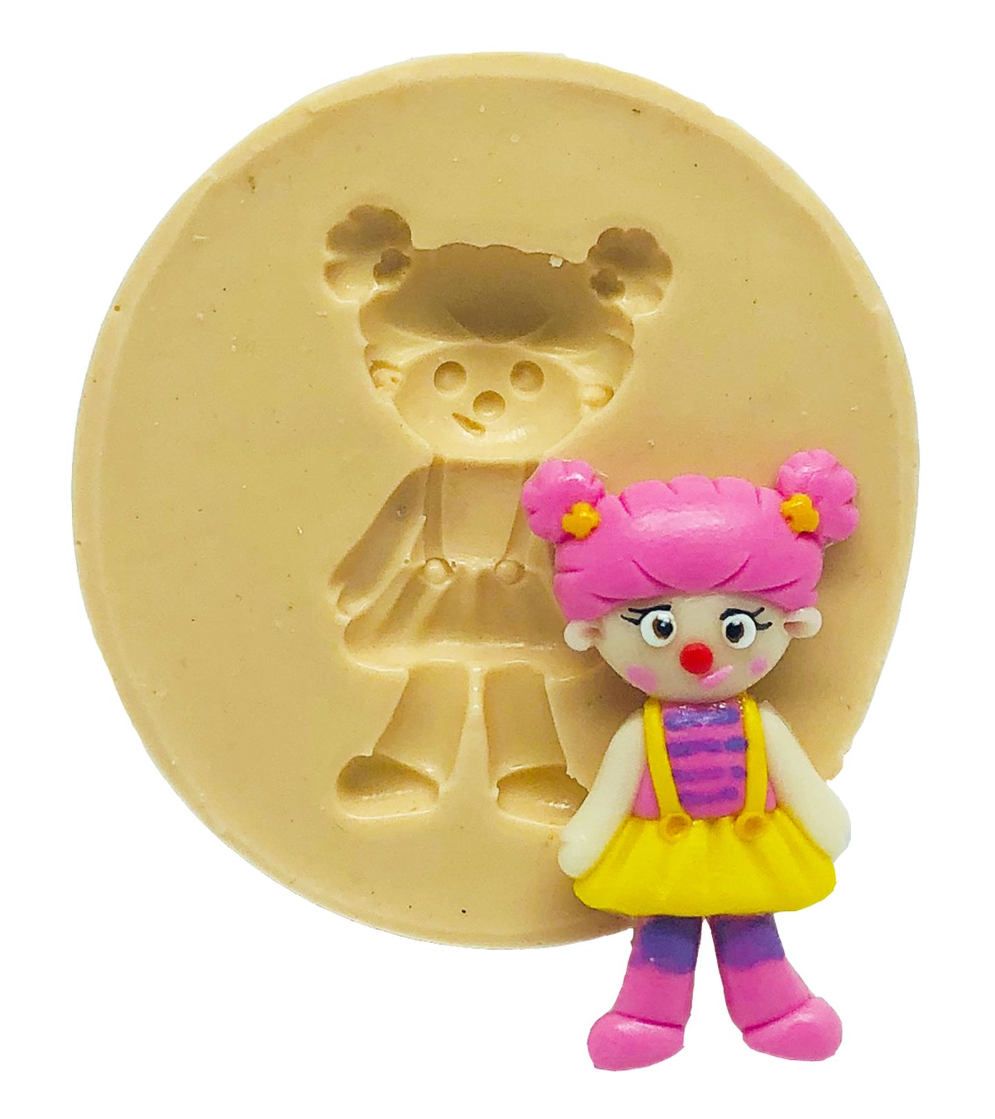 Circo Rosa - Palhaça 1 - Pequena - P848