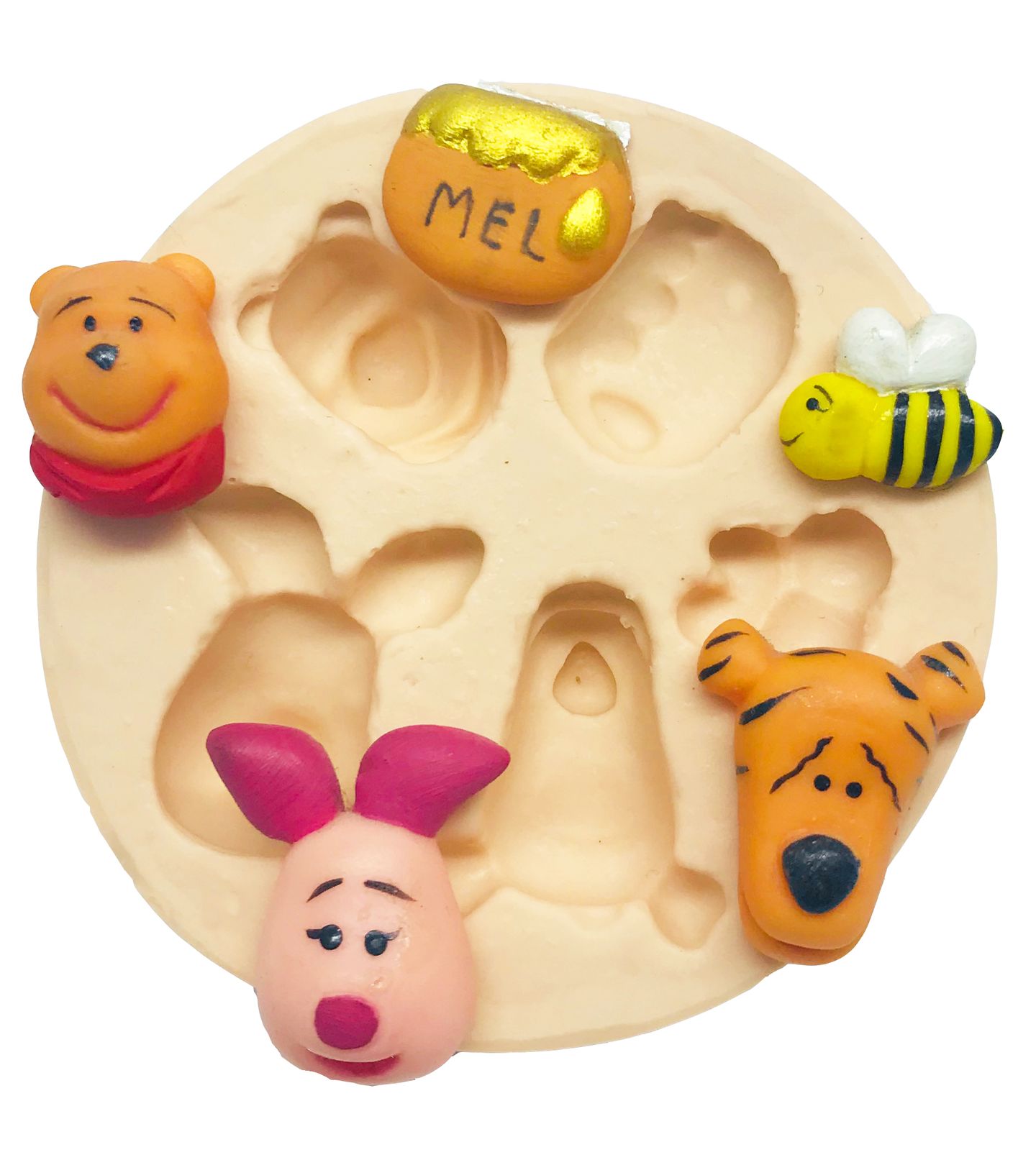 Turma do Urso Pooh - Pooh, Leitao, Tigrao, Abelha, Pote Mel