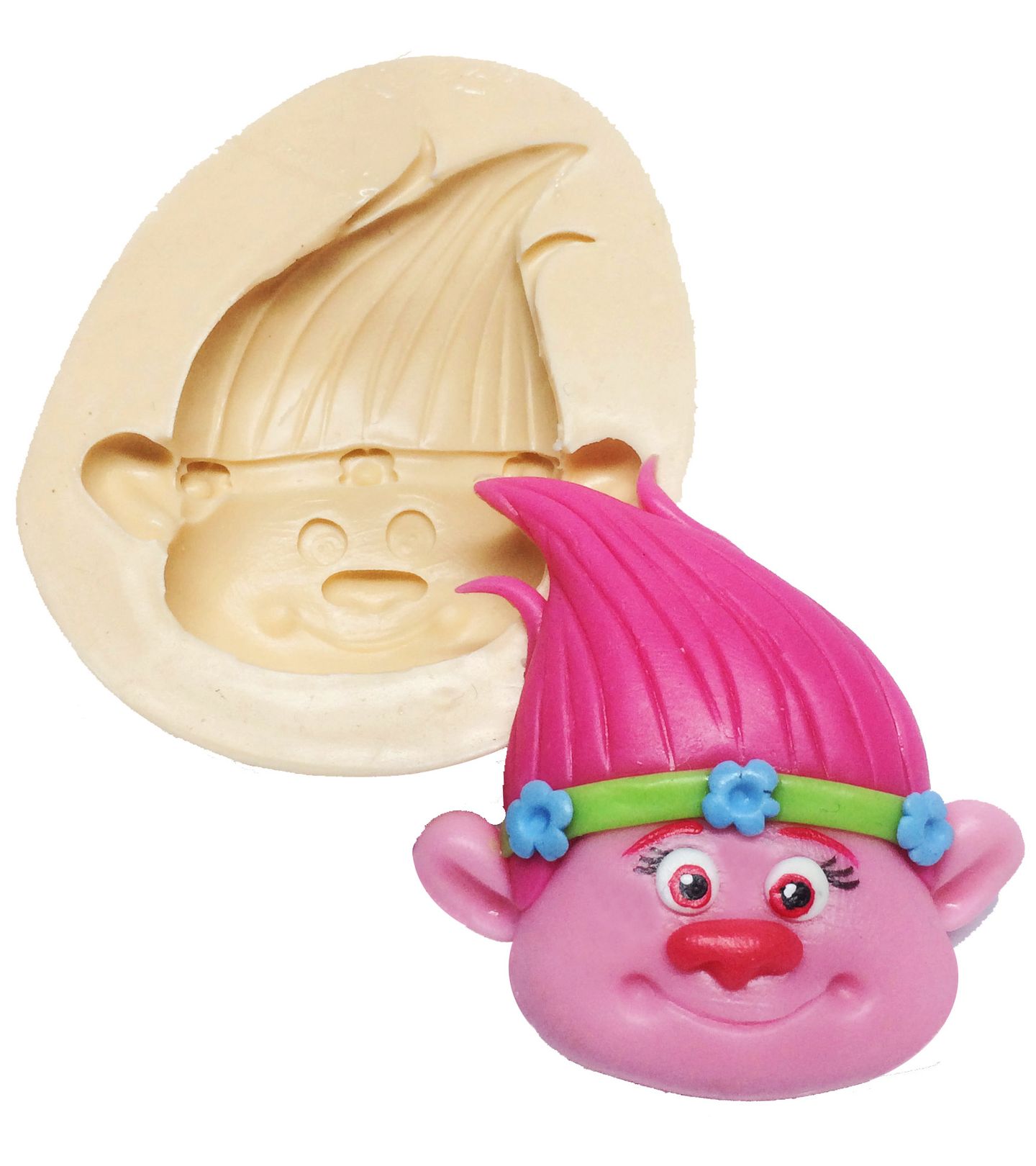 Troll - Rosto Poppy Grande - P247