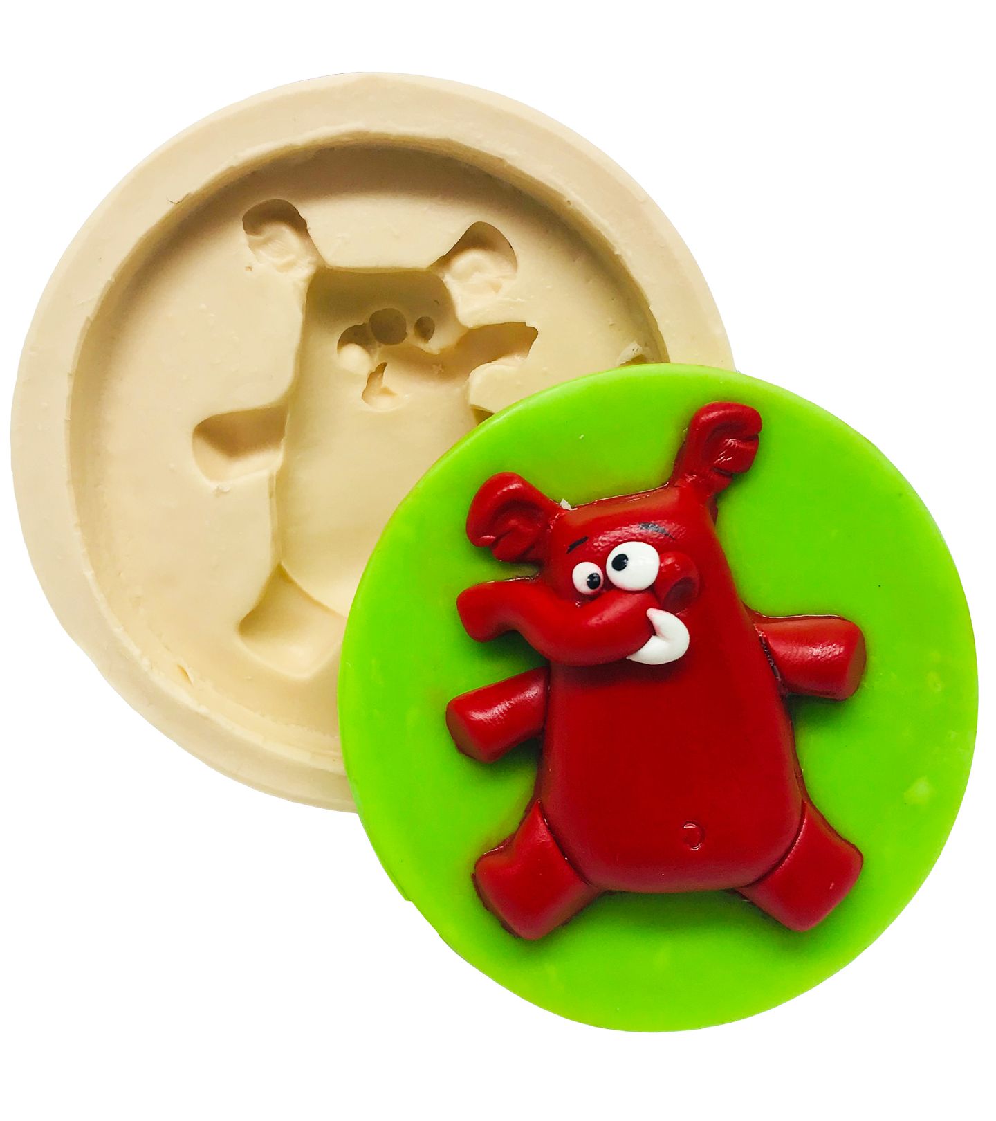 Galinha Pintadinha com Base - Elefante - Grande - P499