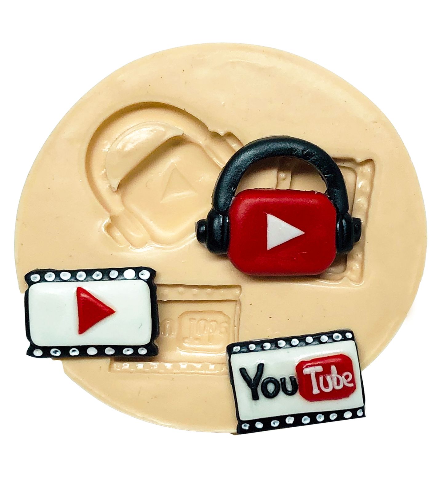 Youtubs com Fone, Placa e Logo - Pequeno - P728
