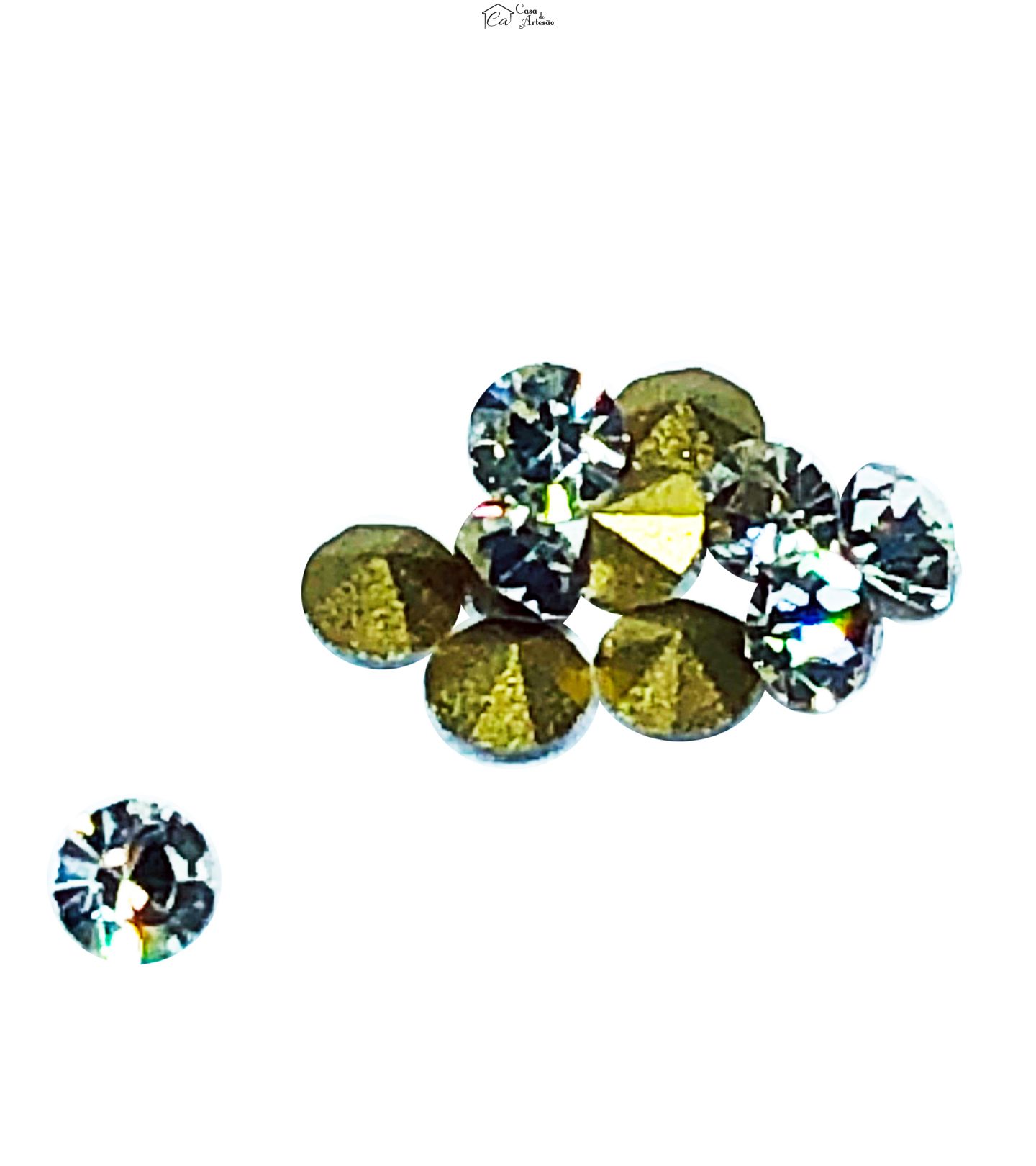 Strass Verdadeiro - nº 12 - Emb c/ 30 Pares