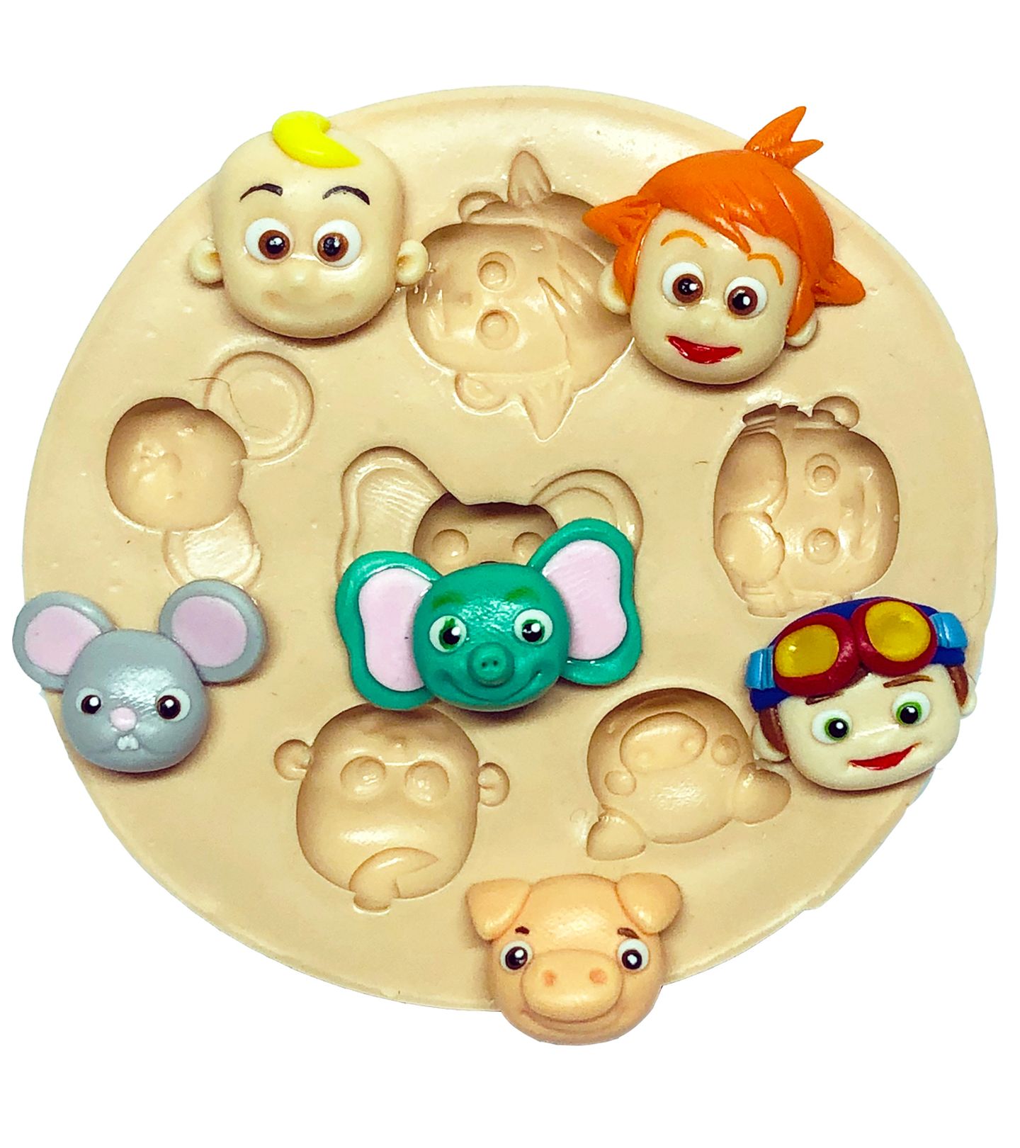 Cocomelon - Rosto Personagens - Pequeno - P699