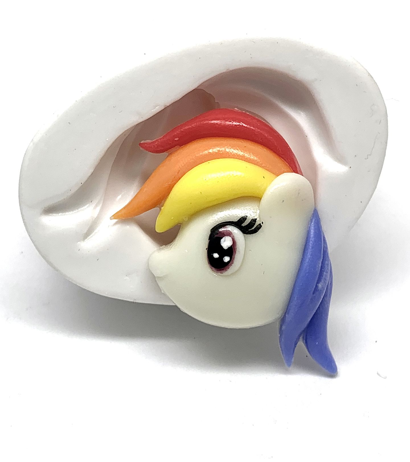 Meu Pequeno Ponei - Rosto Rainbow Dash - Medio - P1197