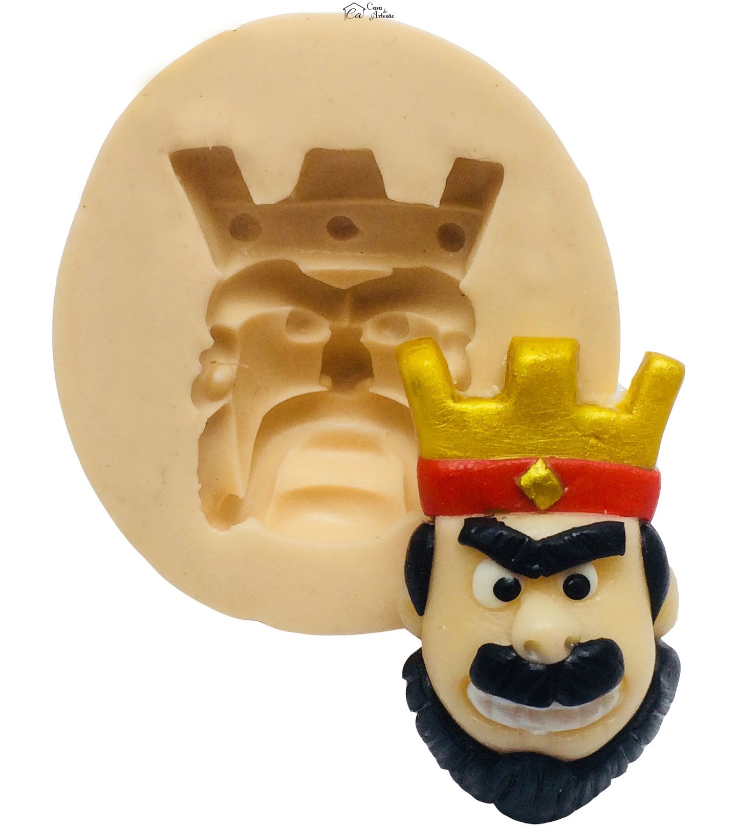 Clash Royale - Rosto Rei - Mod.01 - Medio - P205
