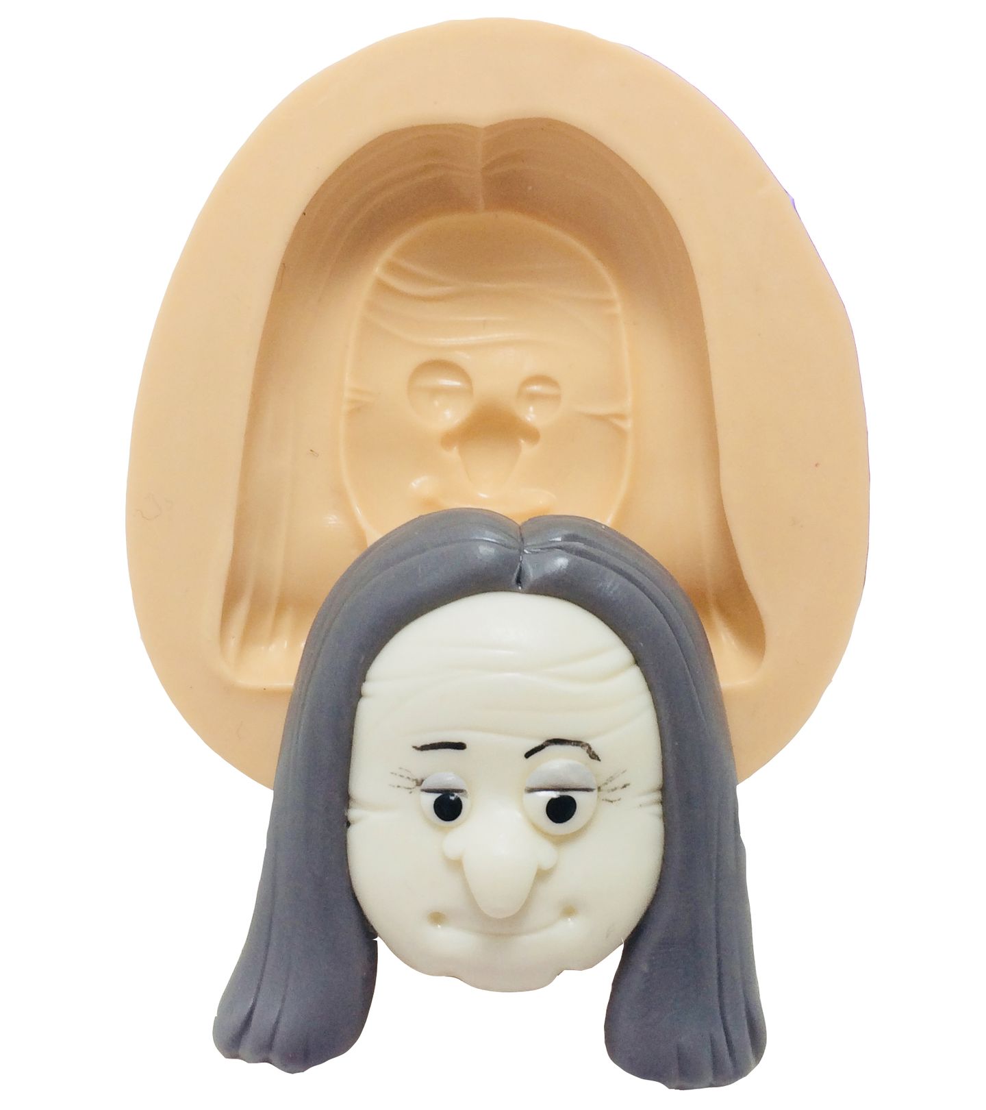 Familia Addams - Rosto Vovó Addams - Grande - P402