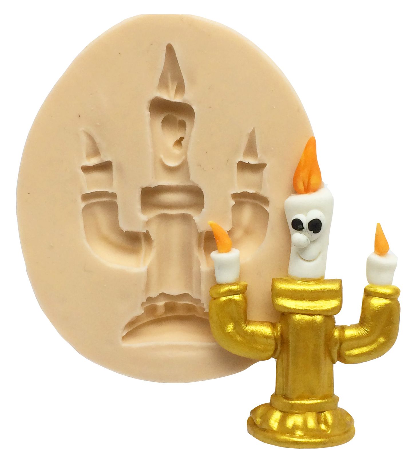 A Bela e A Fera - Candelabro Grande - P208