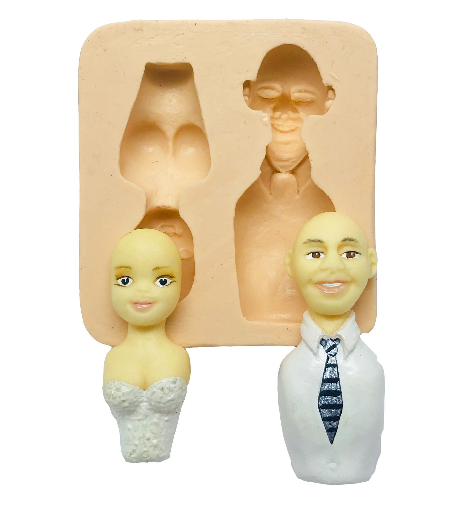 Casal de Noivos - Cabeça e Tronco - P96