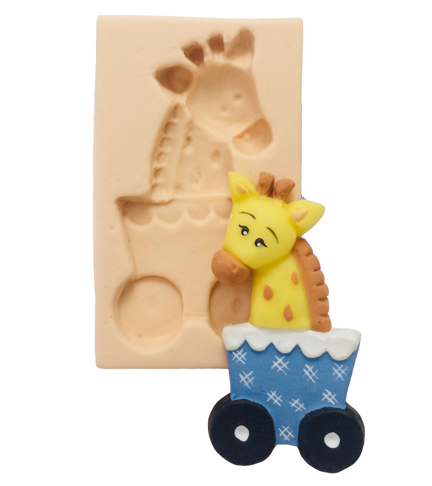 Girafa no Carrinho de Bebe - P114