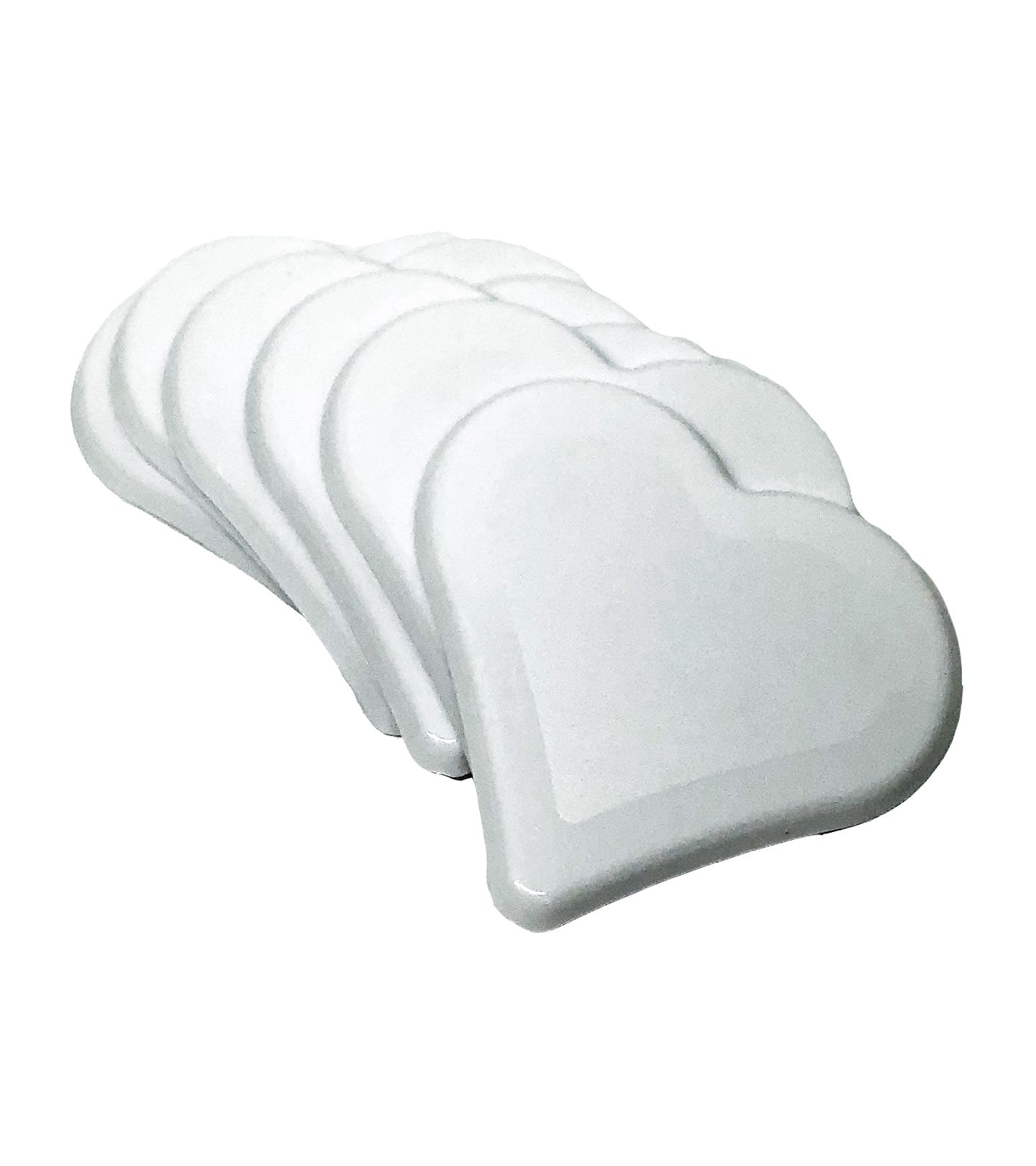 Base Acrilica - Blue Star - Coração - 7 X 7 cm - c/ 6 pç