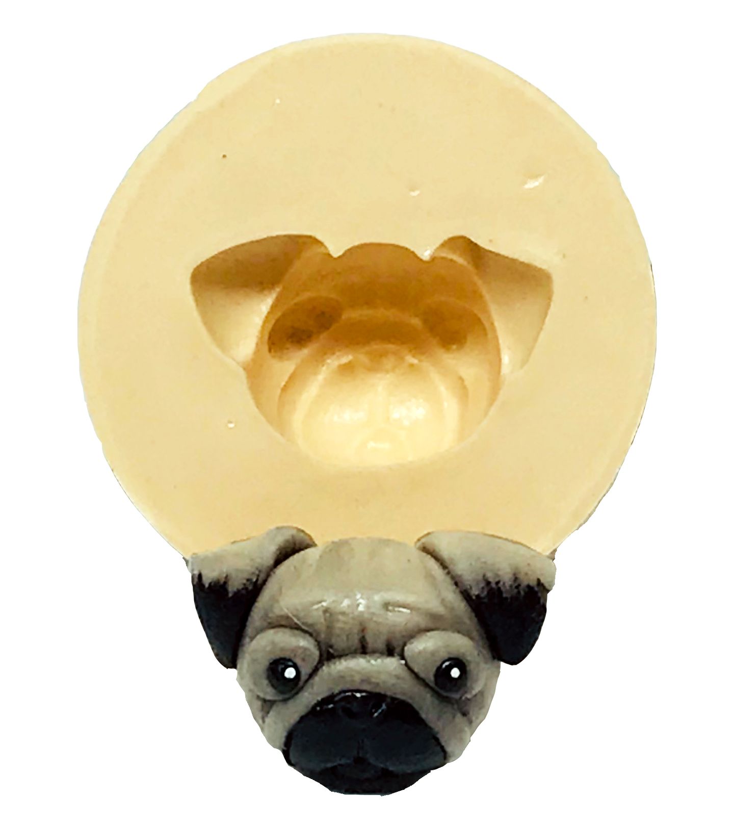 Cachorro - Rosto Pug - Pequeno - P621