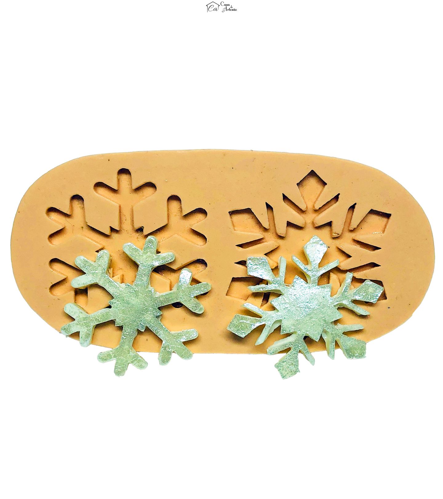 Molde de silicone - Flocos de Neve - P878