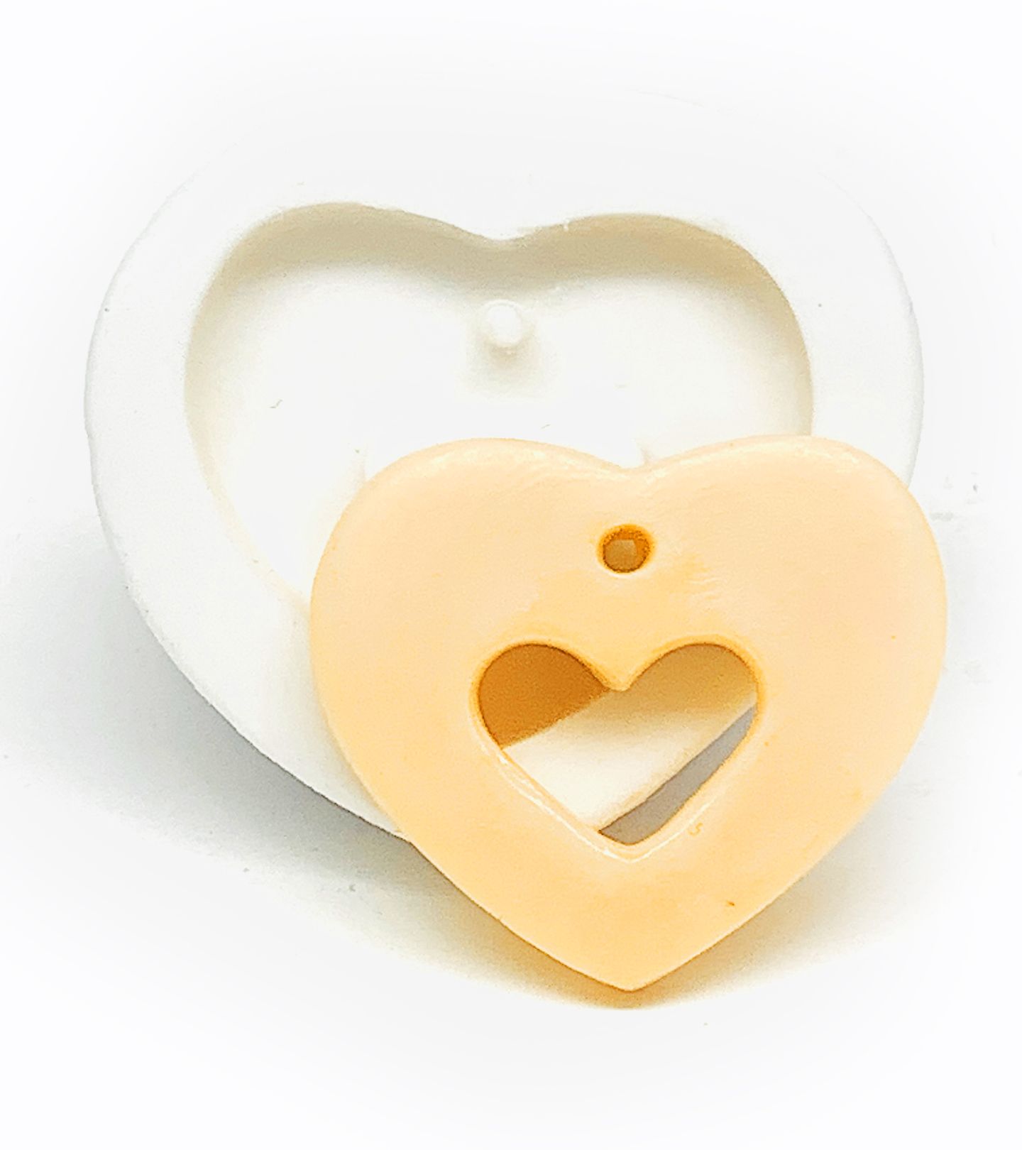 Pingente - Coração Vazado II - P1132