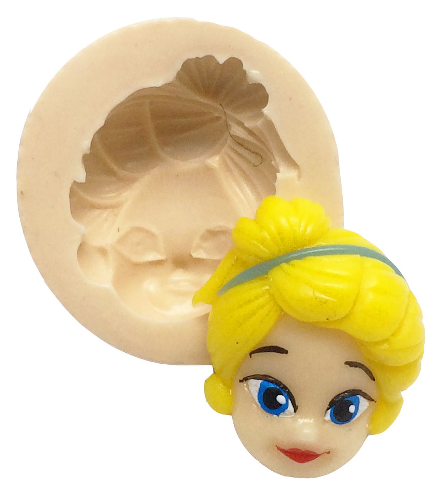 Princesas - Rosto Cinderela - Baby - P177