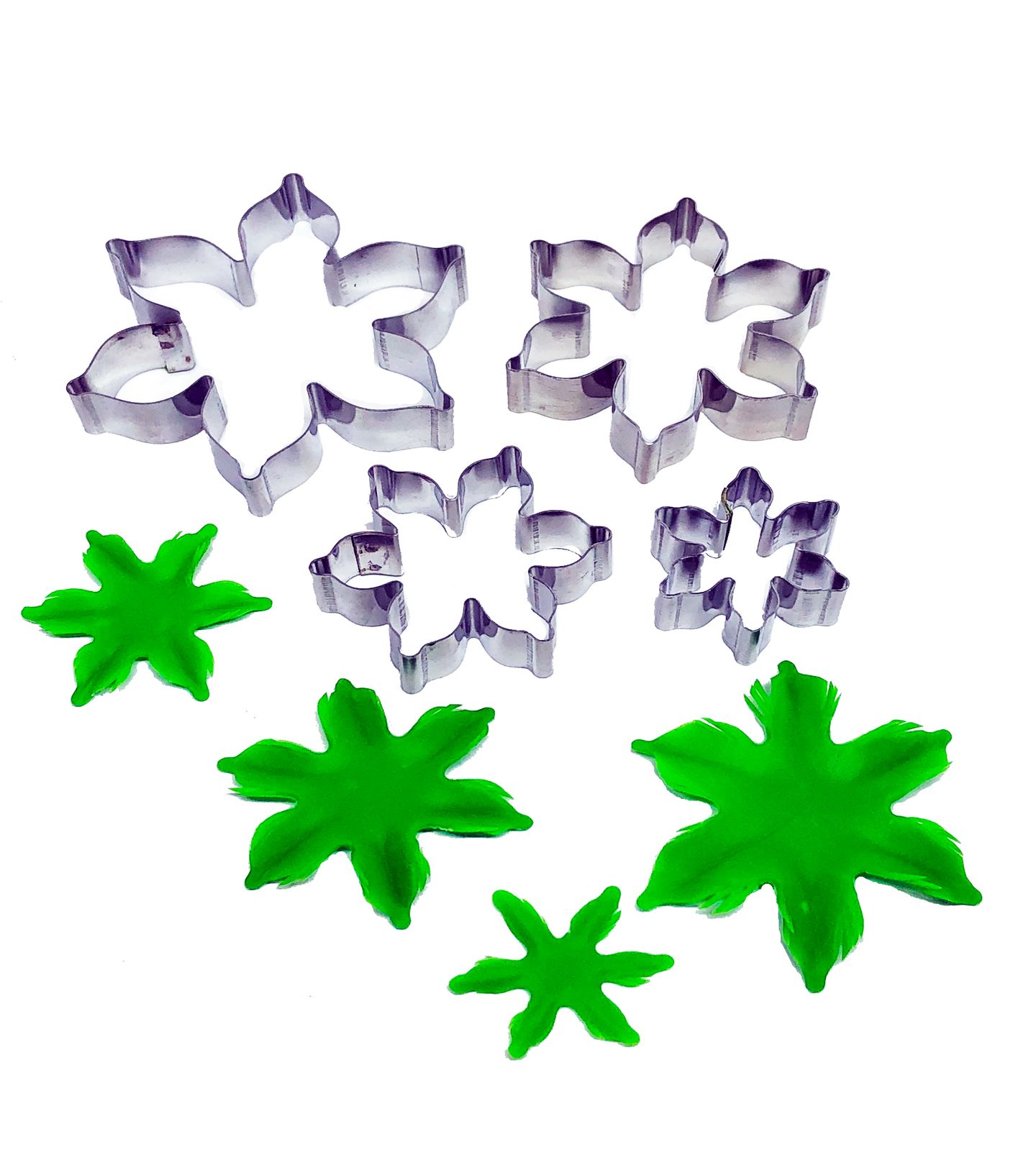 Cortador Aço - Flor - Sepalas - 4 Tamanhos