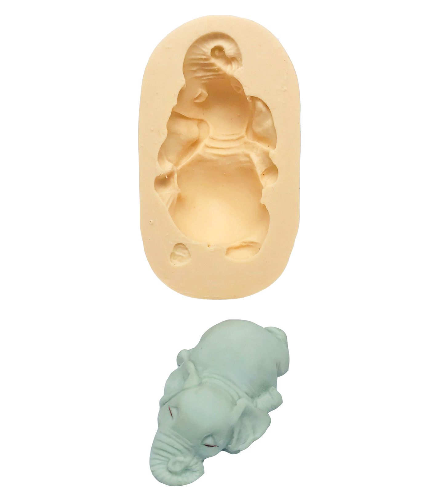 Elefante Deitado de Frente - P03