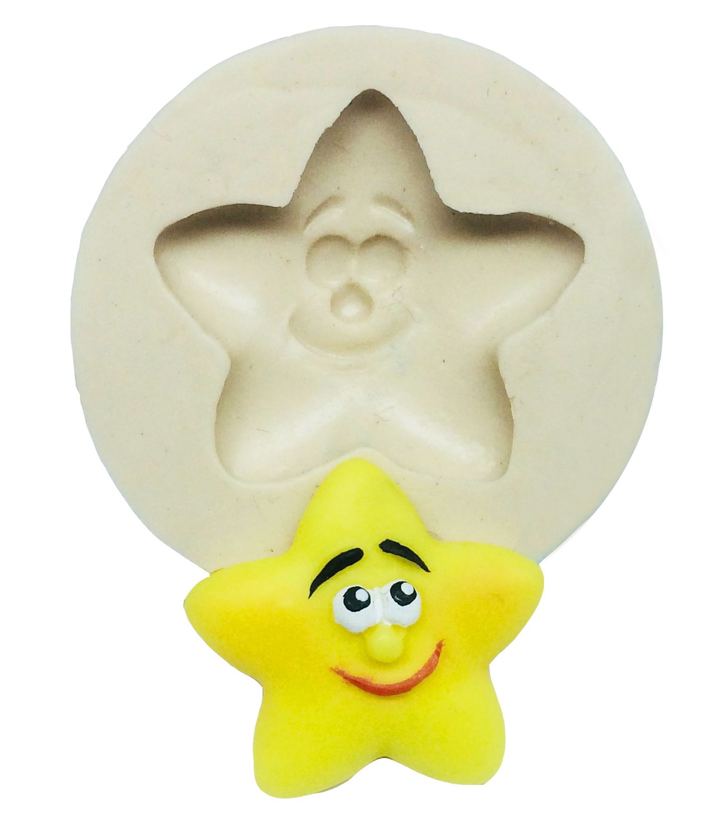 Estrela c/ Rosto - Pequena