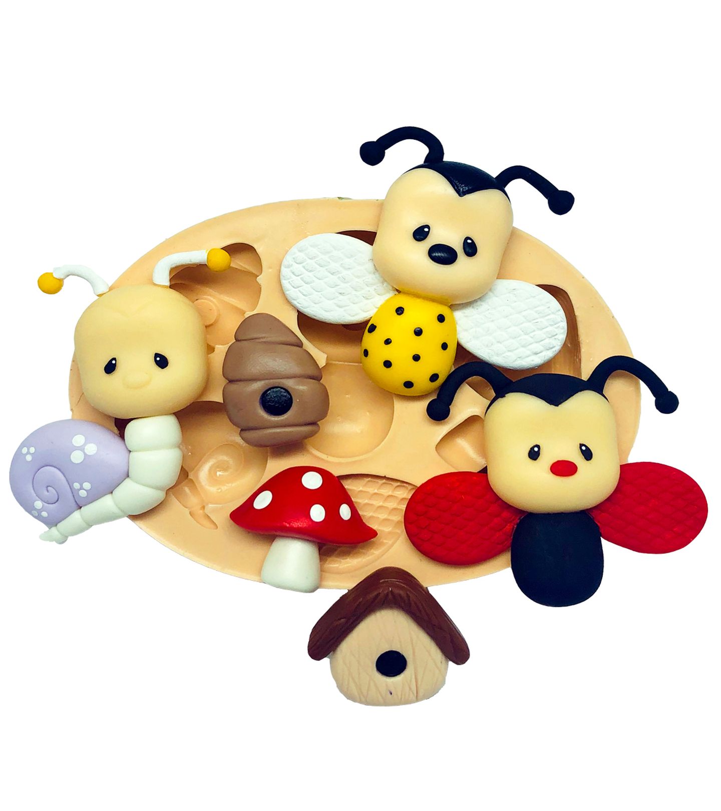 Abelha, Joaninha e Borboleta - Grande - P859