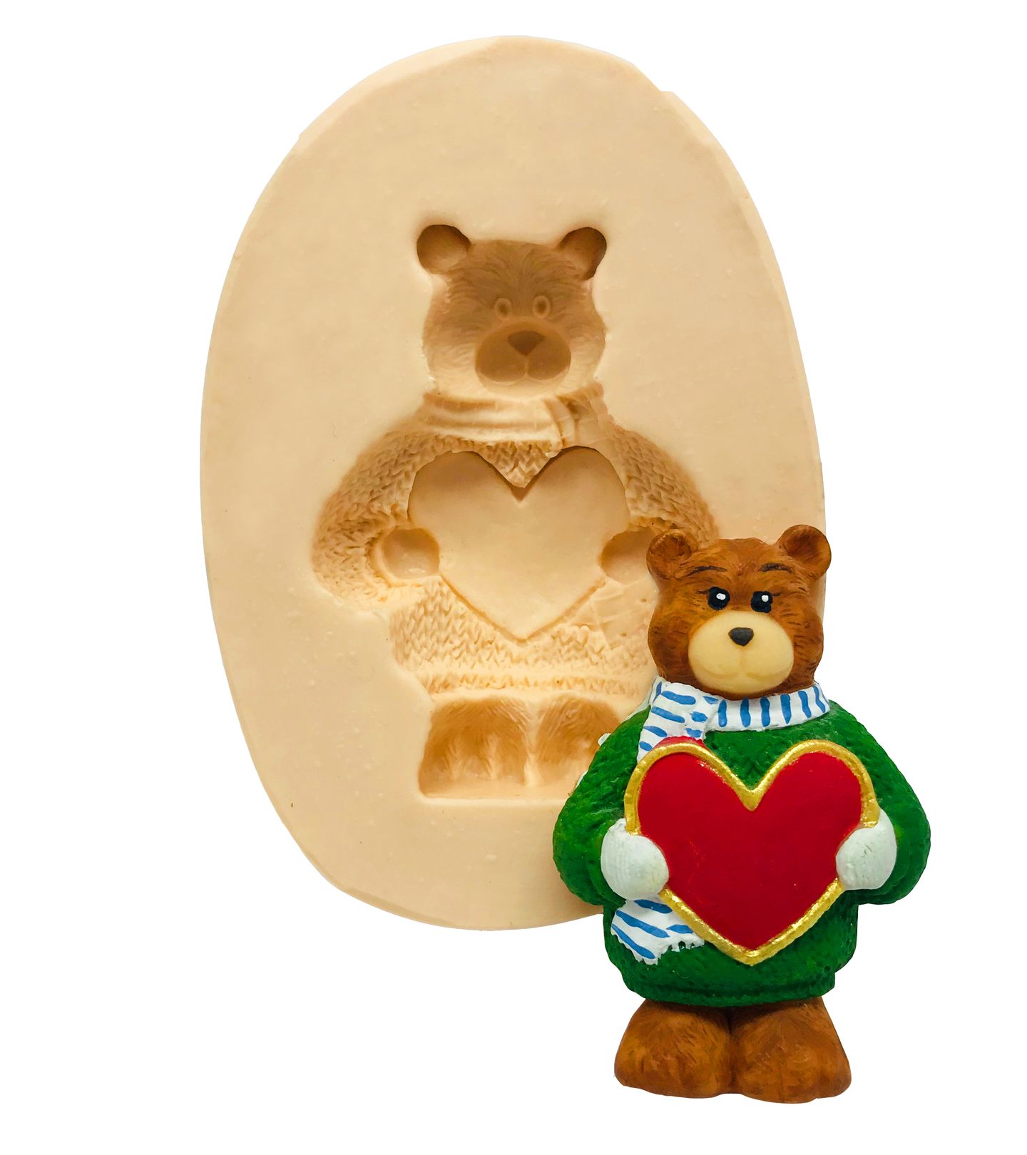 Urso c/ Coração e Cachicol