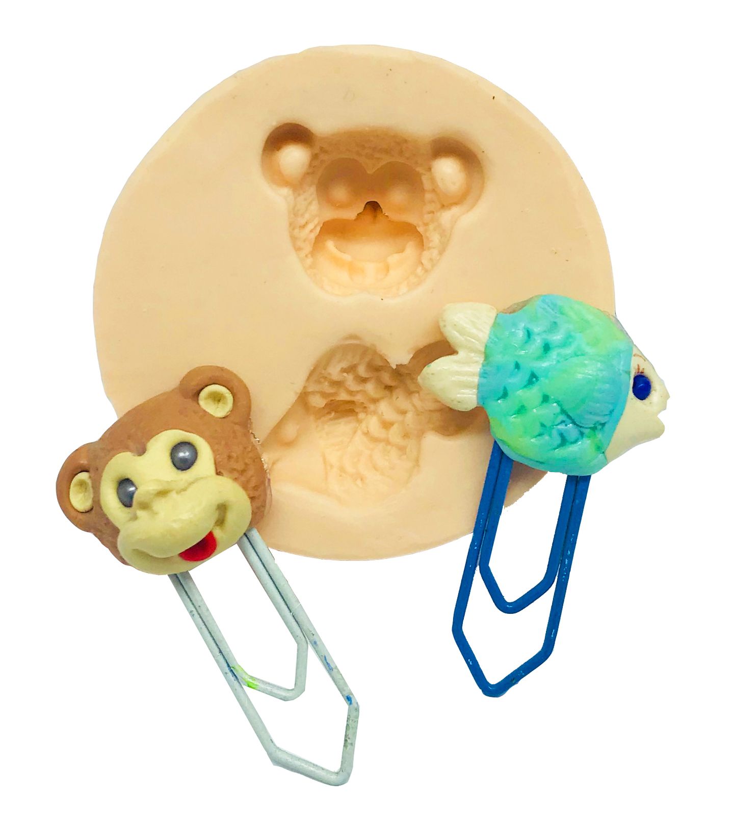 Mini Cabecinha Macaquinho/Peixiinho