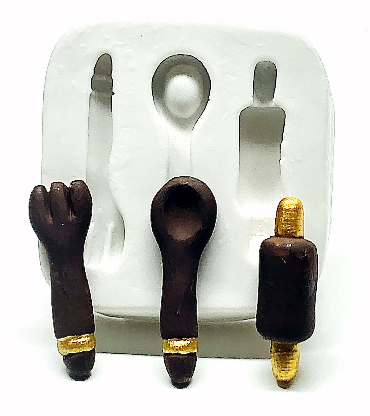 Talheres - Garfo, Colher e Rolo de Macarrão - P72