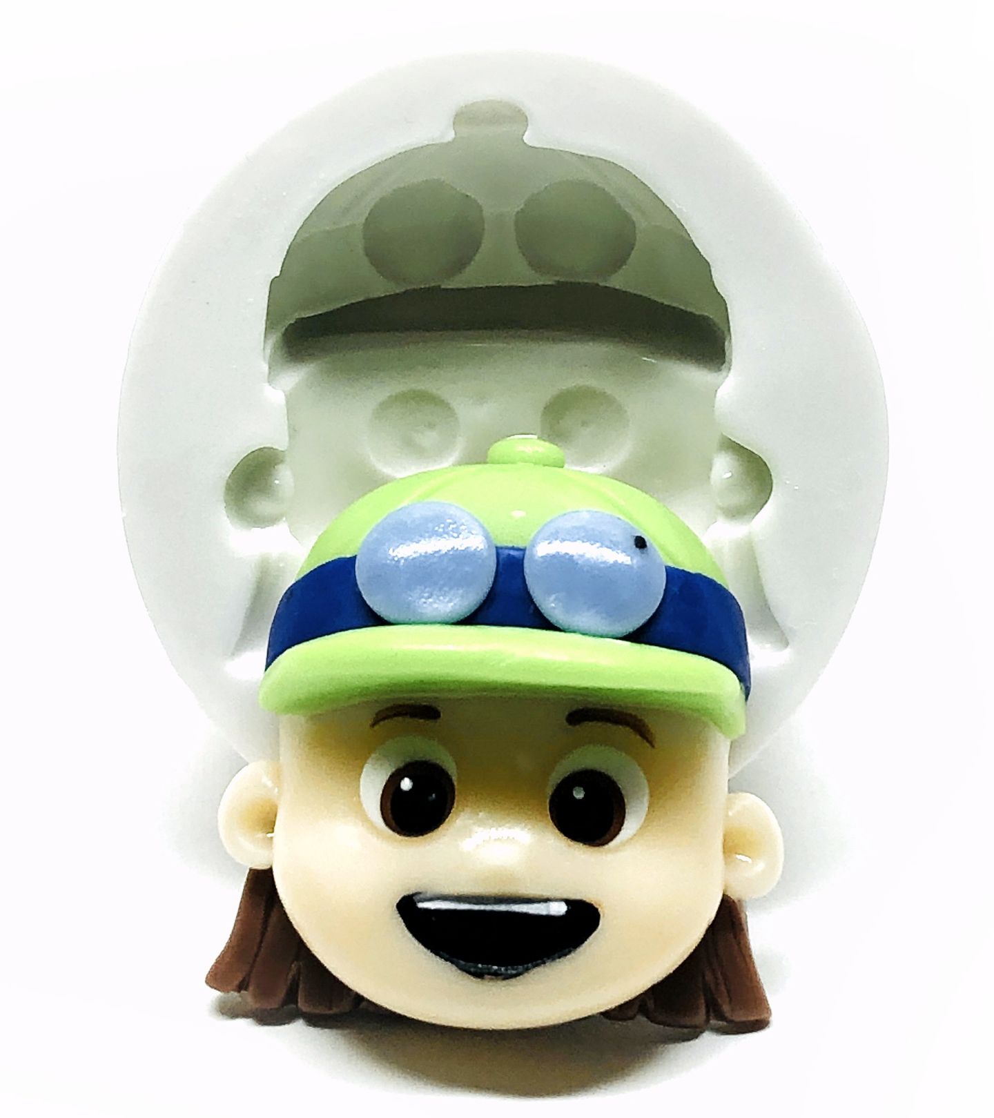 Os Aventureiros - Rosto Aventureiro Verde - Grande - P988