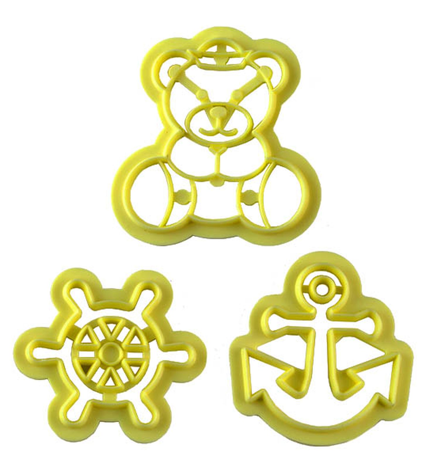 Cortador Blue Star - Kit Ursinho Marinheiro - C/ 03 Pç - Cod.6238