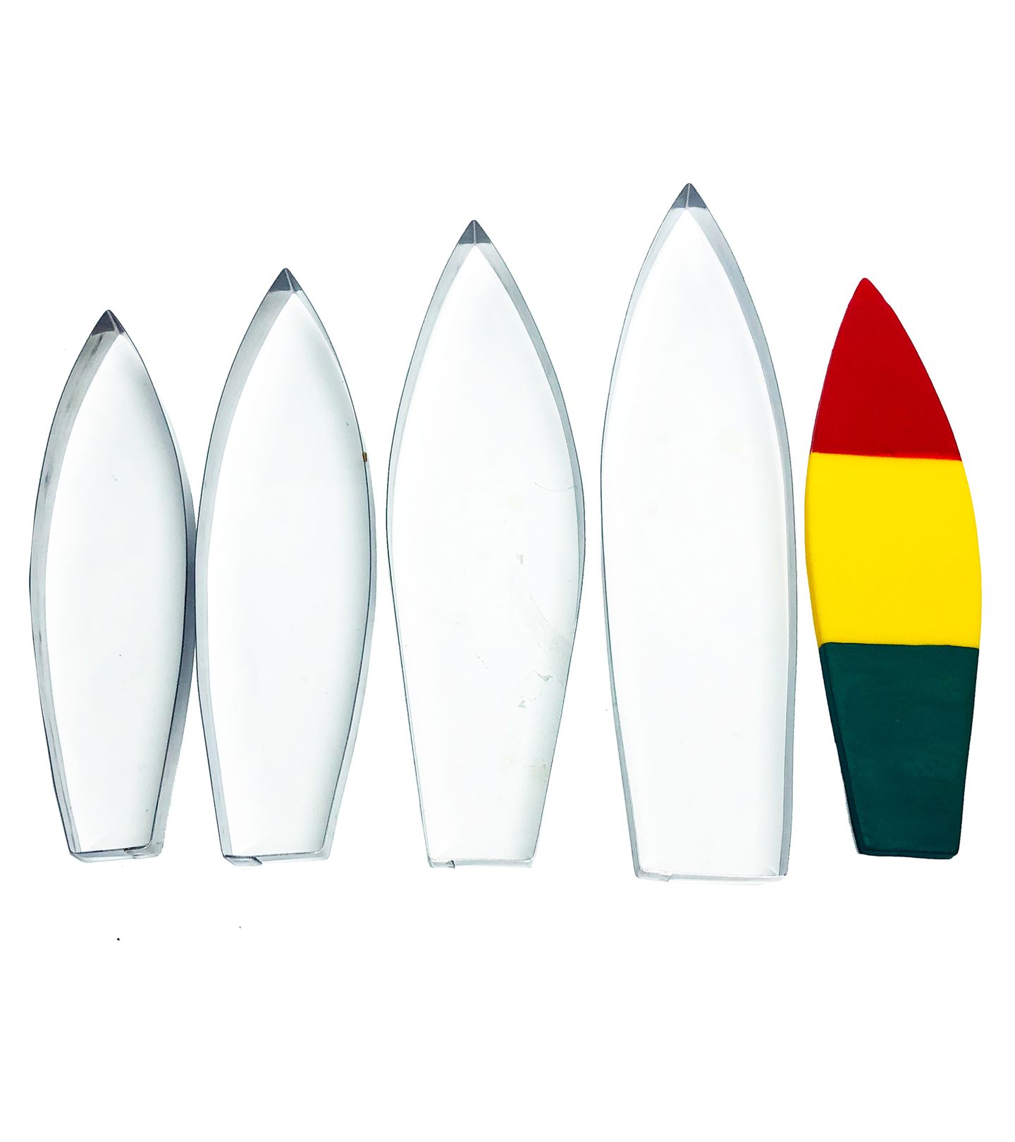 Cortador Aço - Prancha Surf - C/ 4 -18/19/21/23 cm