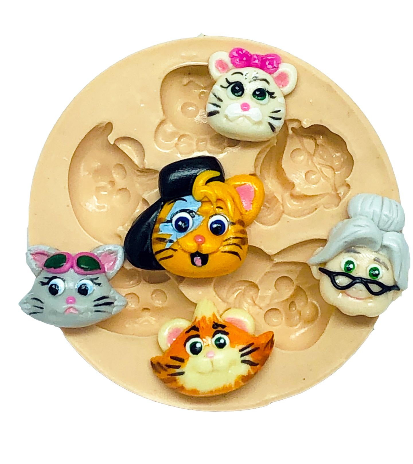 44 Gatos - Rosto Personagens - Pequenos - P803