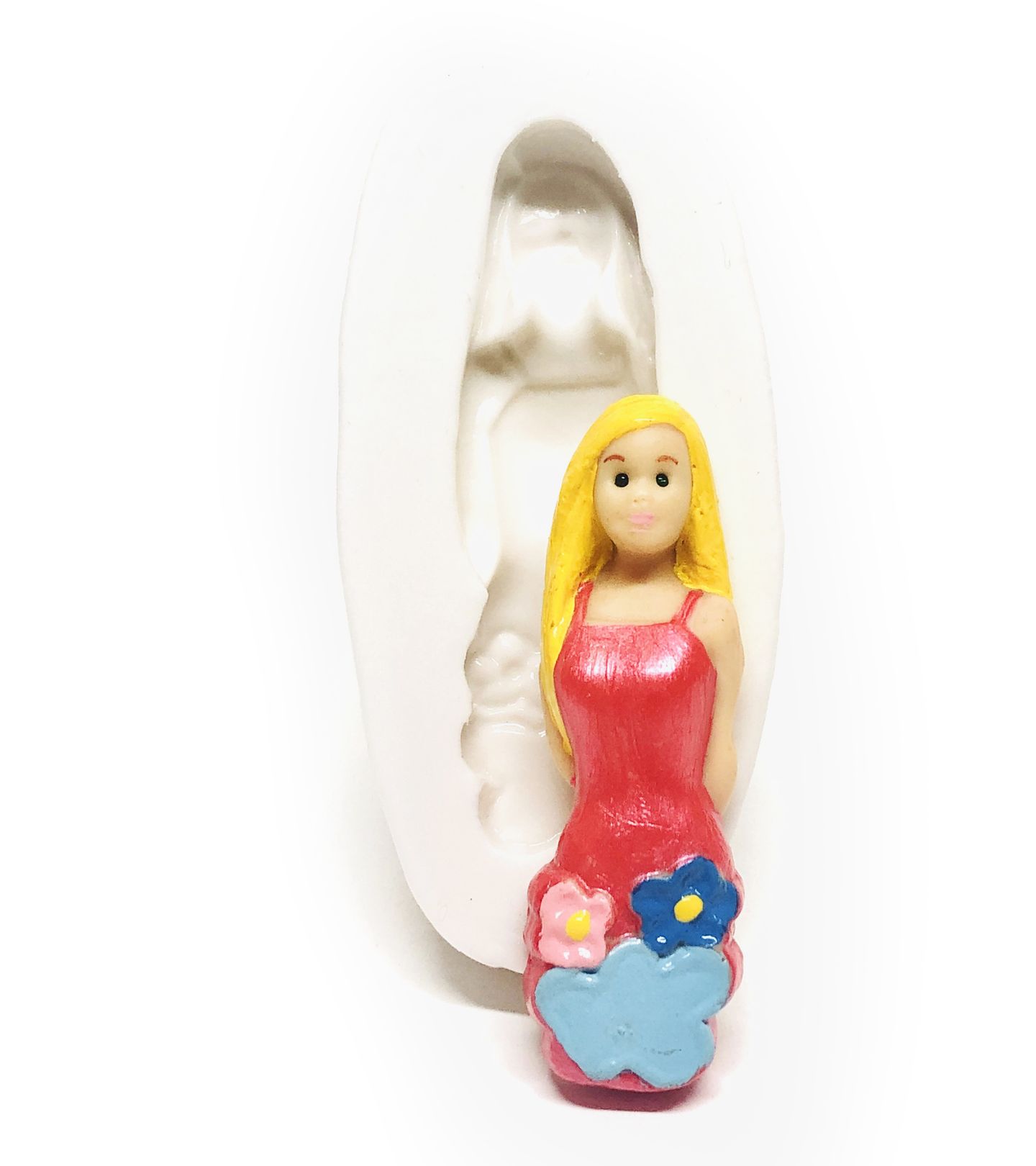 Moça c/ Vestido Florido - P02