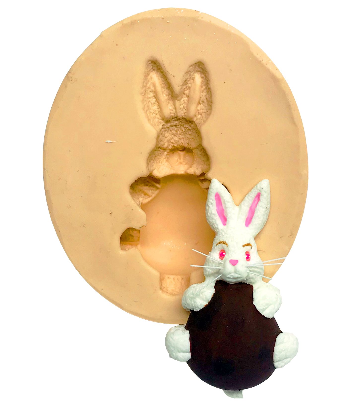 Coelhinha Segurando Ovo