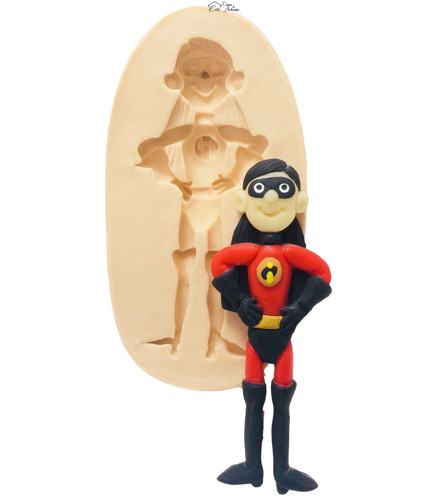 Molde de silicone - Os Incriveis - Violeta