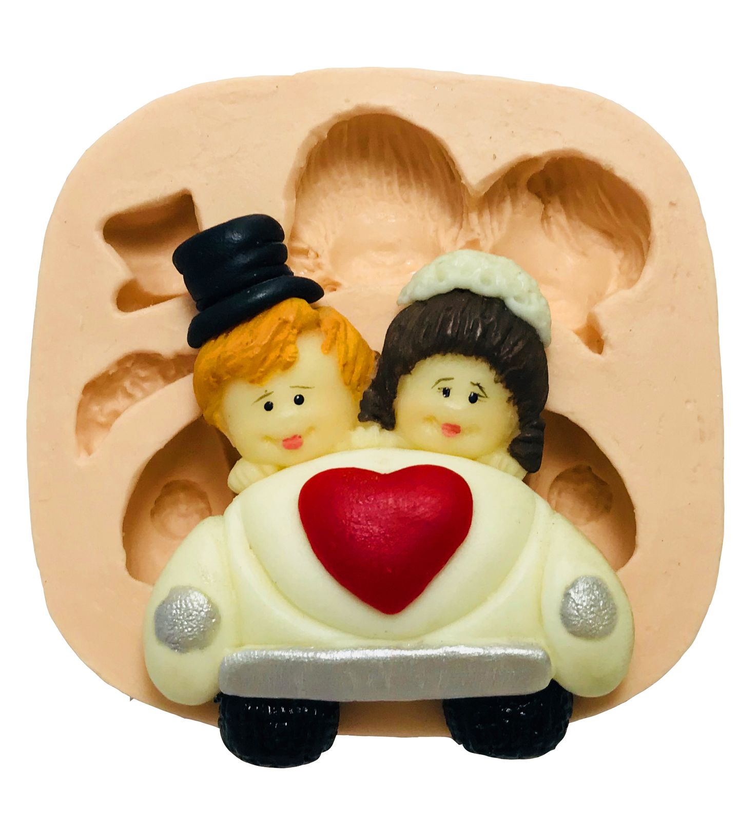 Casal de Noivos no Carro - P99