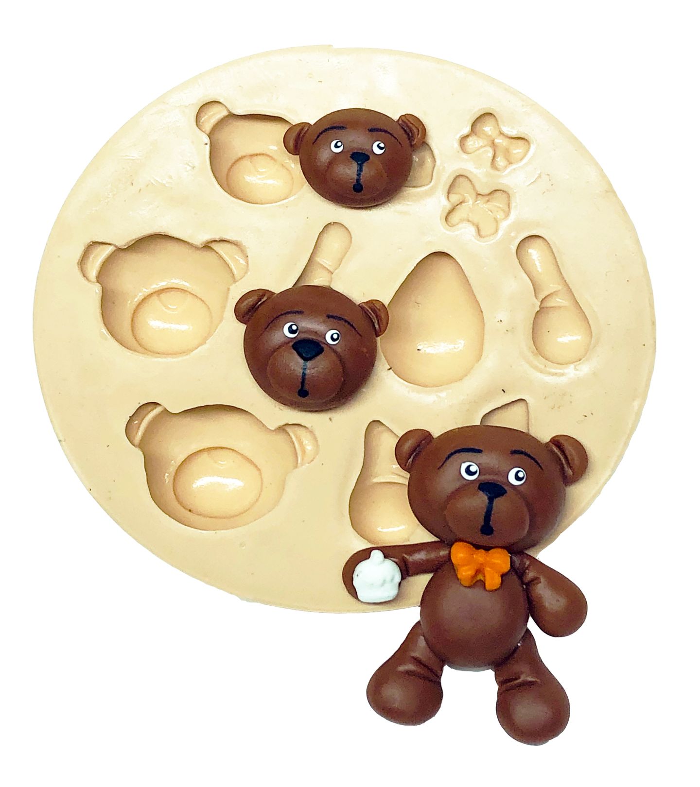 Urso - 3 cabeças - P741