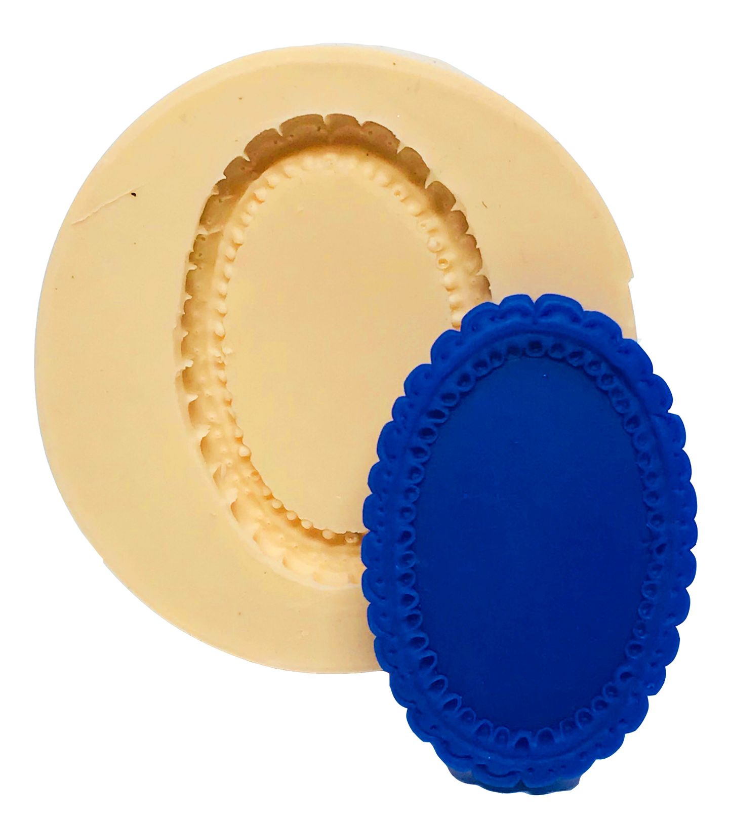 Moldura Oval Trabalhada - PP - P538