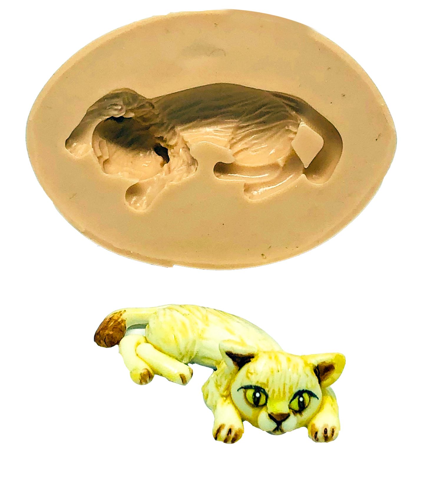 Gato - Deitado - Pequeno - P844