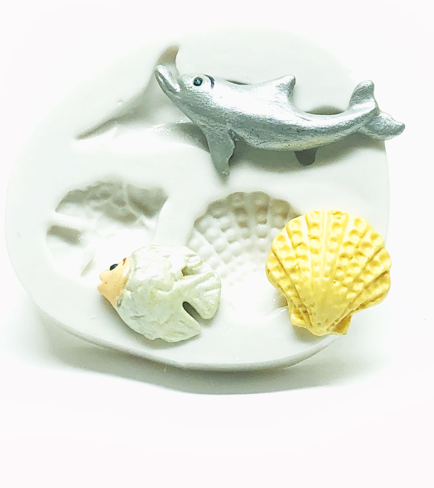 Golfinho, Peixe, Concha - P01/ P789