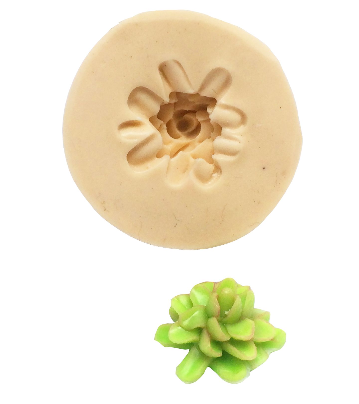 Molde de silicone - Suculenta - Pequena - Mod.02 - P356