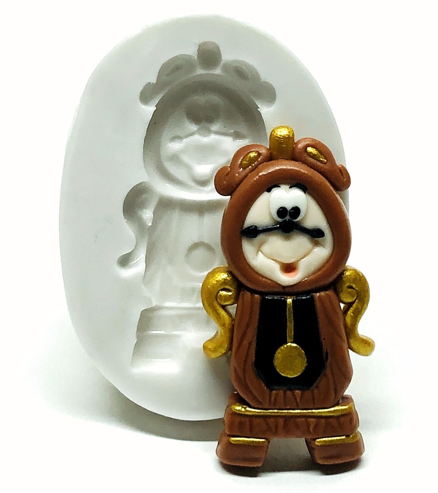 A Bela e a Fera - Cogsworth - Pequeno - P999