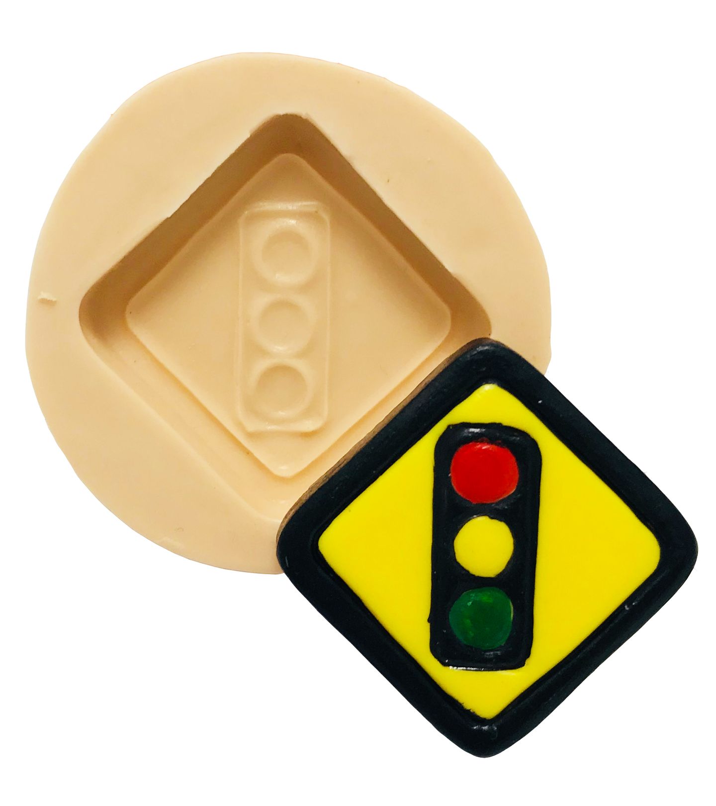 Placa Sinalização - Semaforo - Pequena - P439